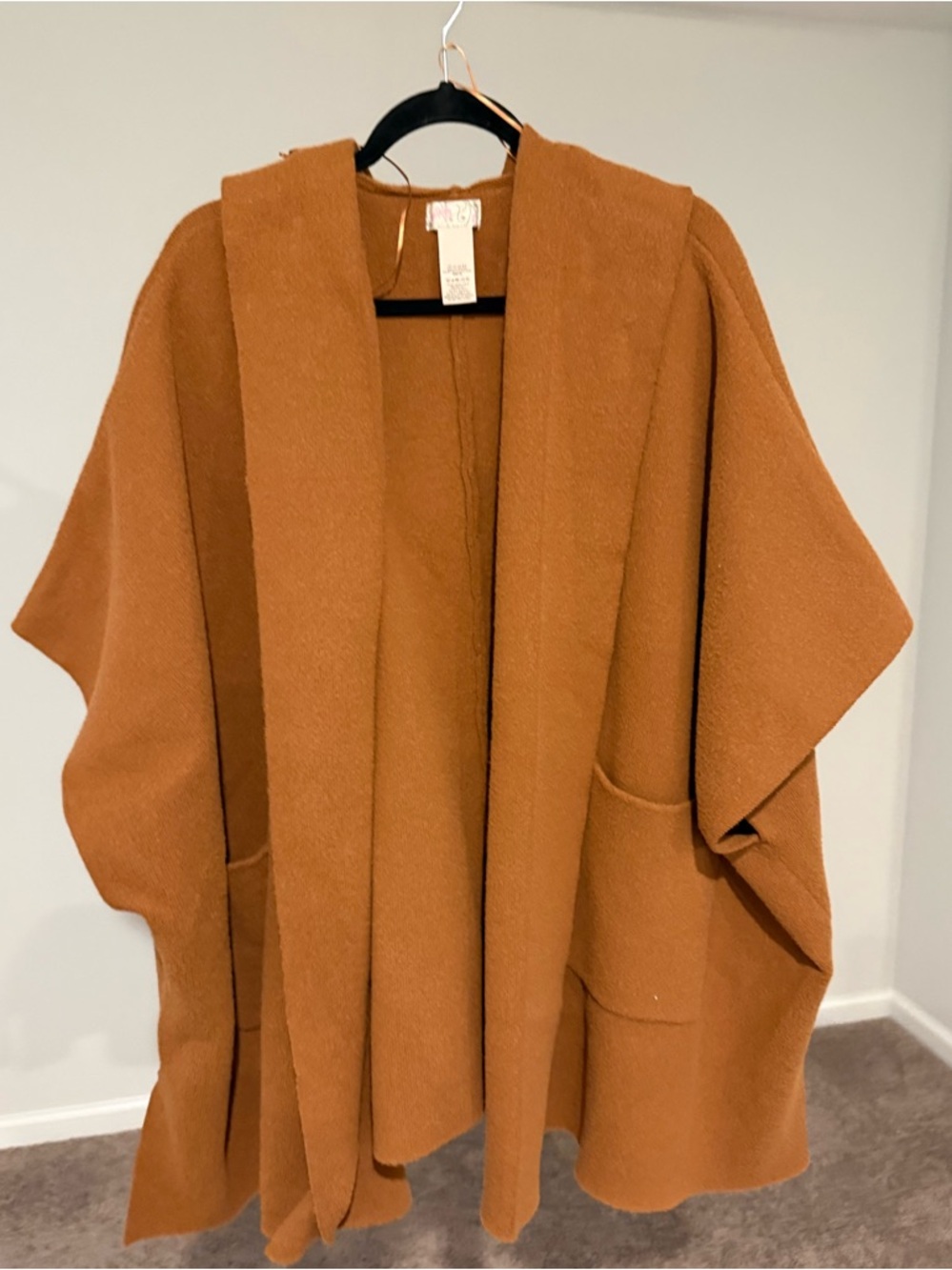 Free People Cape with hood